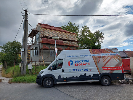 Izolace novostavby rodinného domu v Holešově